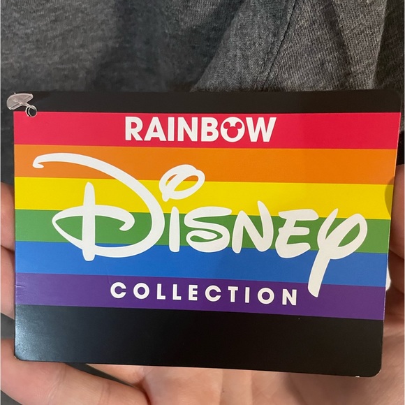 DISNEY BNWT Grey Men’s Collared Pride Collection Shirt Size XL Polo - Picture 5 of 5